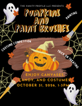 Pumpkins and Paint Brushes